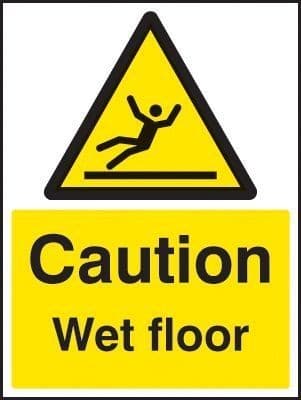 Caution Wet Floor Safety Signs