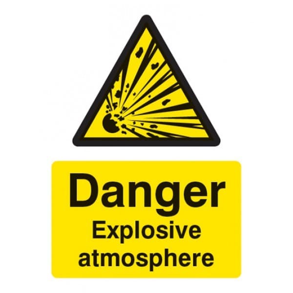 Danger Explosive Atmosphere Sign