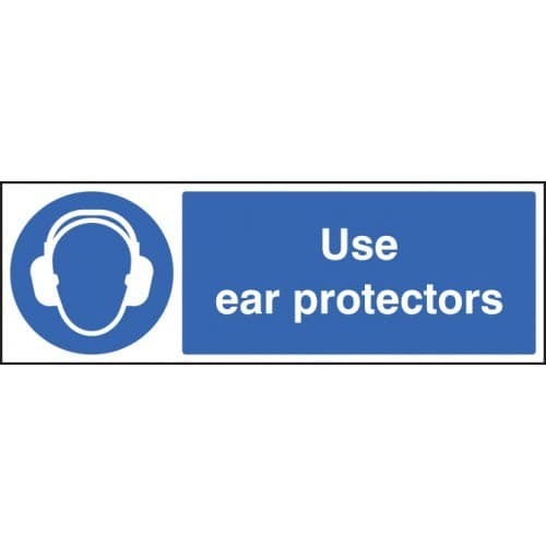 Use Ear Protectors Safety Signs