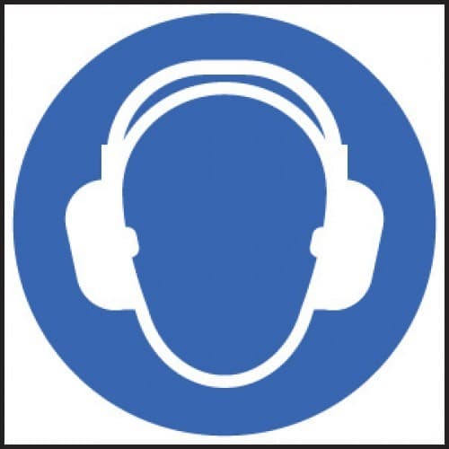 Ear Protection Symbol Safety Signs
