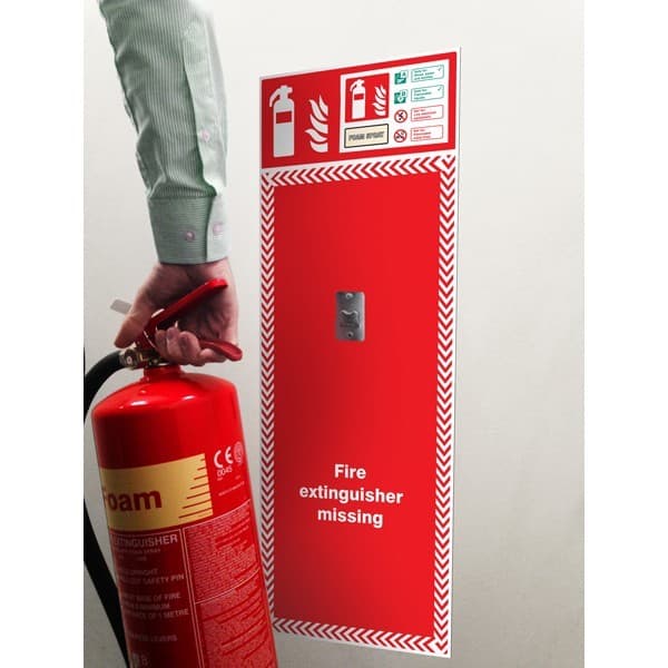 Fire Extinguisher Missing Boards
