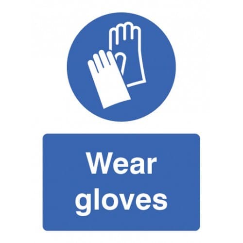 Wear Gloves Signs