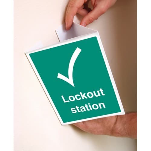 Lockout Station - Projecting Signs | 150mm x 200mm | Rigid Plastic