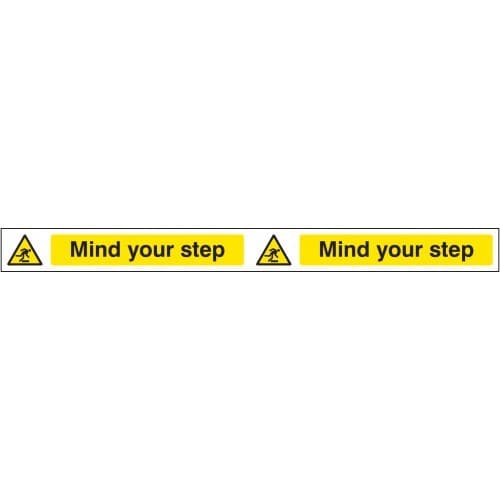 Mind Your Step - Self Adhesive Vinyl Step Strips | 400mm x 35mm