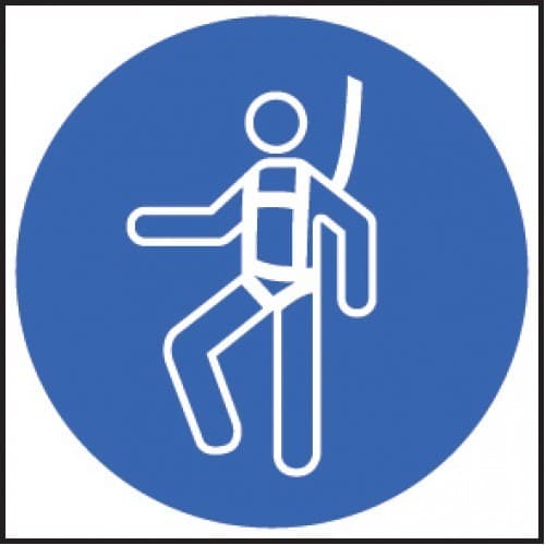 Safety Harness Symbol Sign