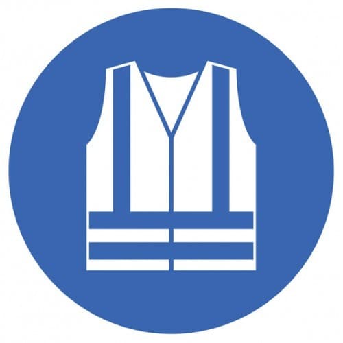 High Visibility Symbol Safety Signs
