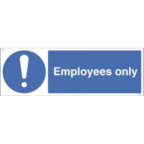 Employees Only Signs