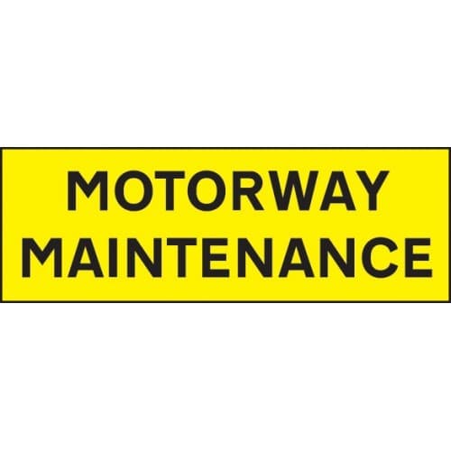 Reflective Motorway Maintenance Vehicle Marking Panel