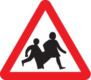 Children Ahead Reflective Traffic Signs | 600mm Triangle | 3mm Aluminium Composite (Class RA1)