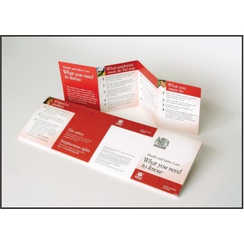 Law Poster Pocket Guide (Pack of 25) | 105mm x 82mm | Laminated Card