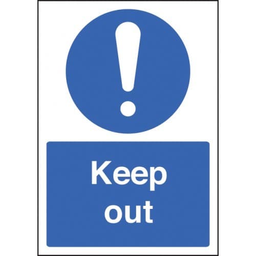 Keep Out Signs (A4)