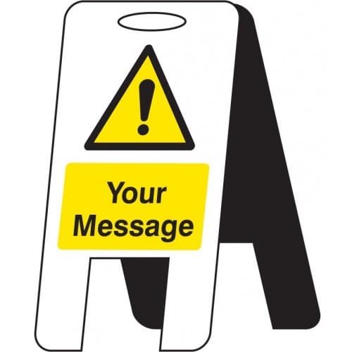 Your Message Here Plastic 'A' Board Free Standing Sign | 300mm x 600mm | Fluted Polypropylene