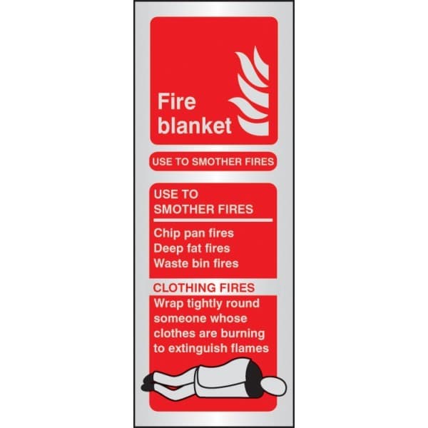 Fire Blanket Identification Signs - Portrait