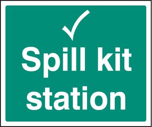 Spill Kit Station Safety Signs