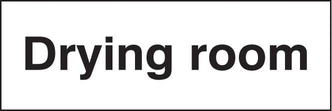 Drying Room Sign