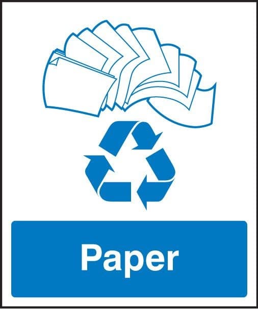 Paper Recycling Sign