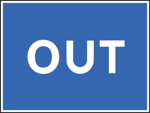 Out Sign