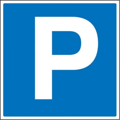 Parking Symbol Sign | 400mm x 400mm | Rigid Plastic