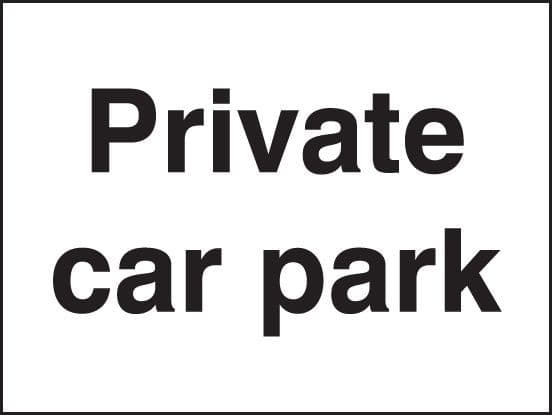 Private Car Park Signs