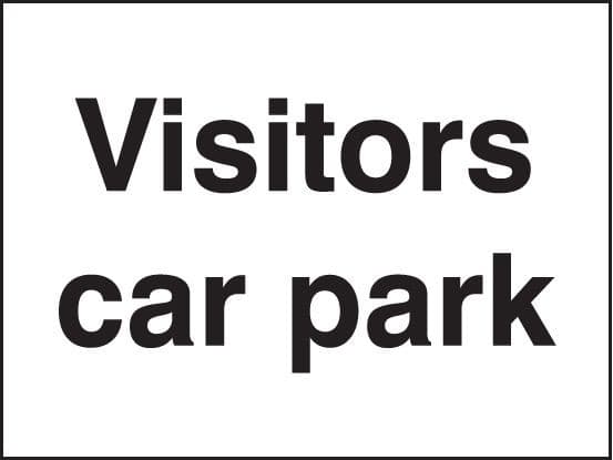 Visitors Car Park Sign