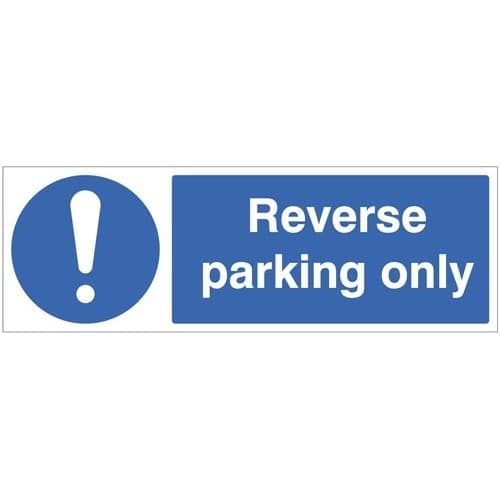 Reverse Parking Only Safety Signs