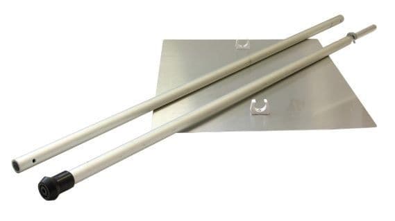 Mobile Assembly Point Sign with 2.4m Collapsible Pole