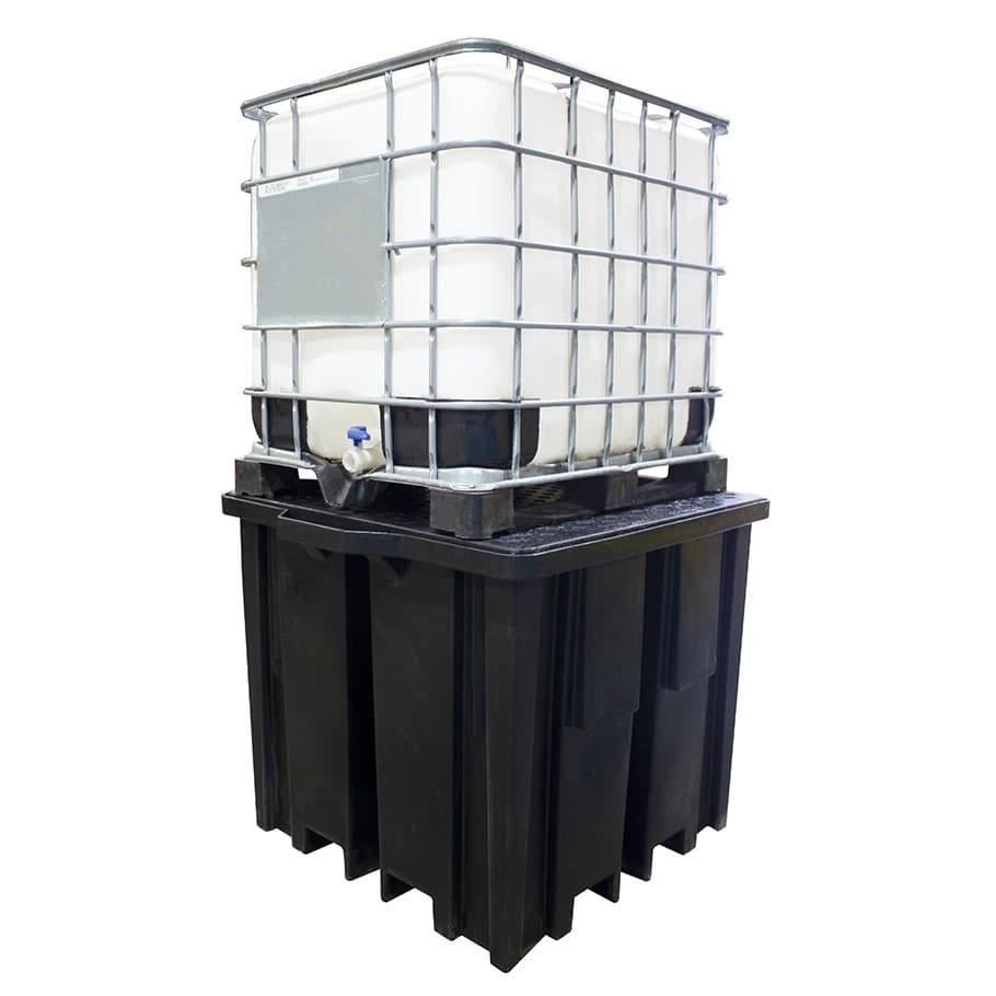 Romold | BB1FWR | Recycled IBC Spill Pallet with 4-way Forklift Access