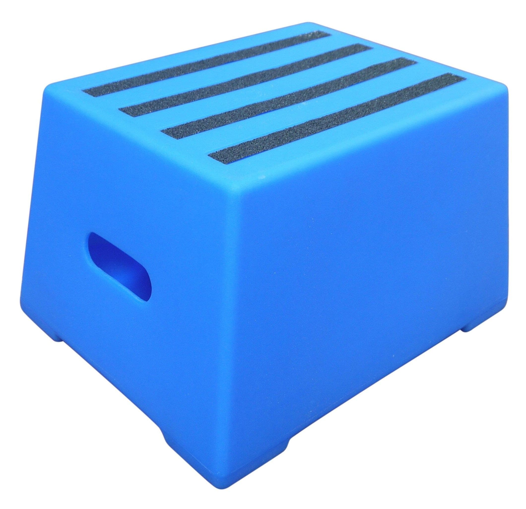 Premium 1 Step Polyethylene Safety Step - Blue