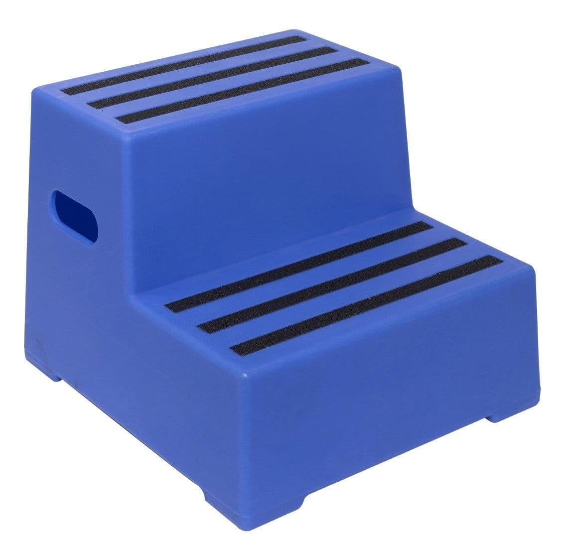 Premium 2 Step Polyethylene Safety Steps - Blue