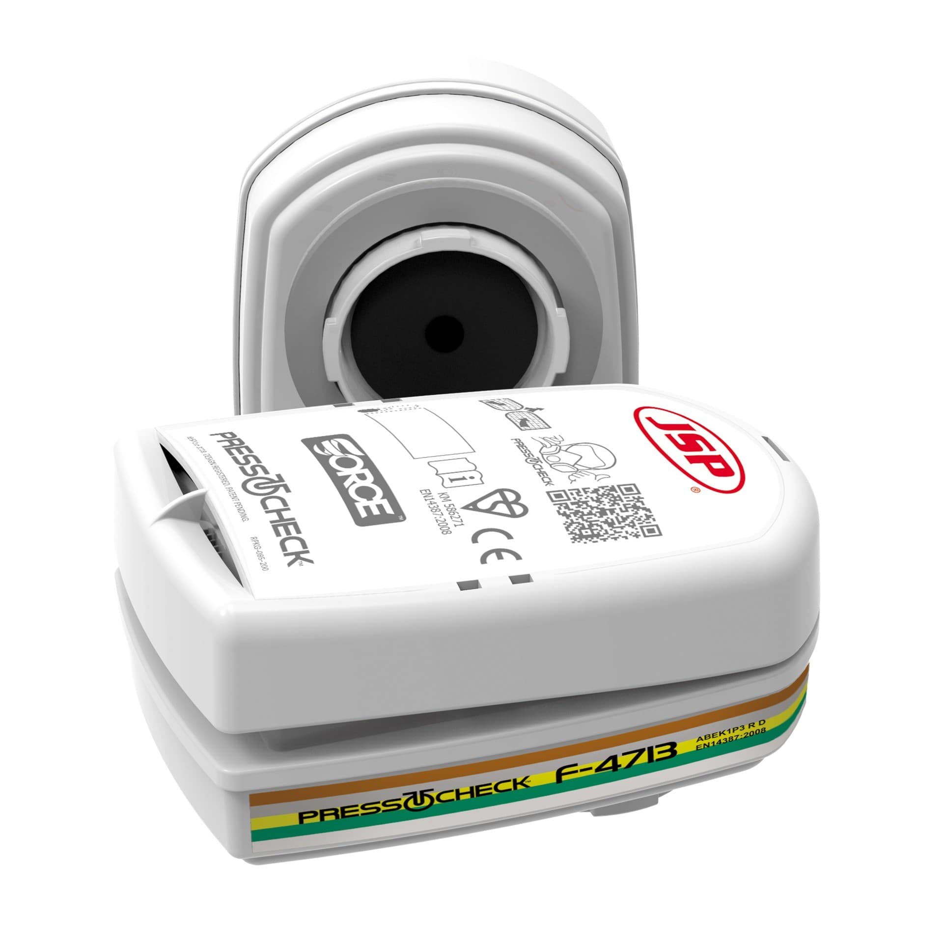 JSP F-4713 ABEK1P3 PressToCheck Filters For Multi-Gas & Dust | Pack of 2