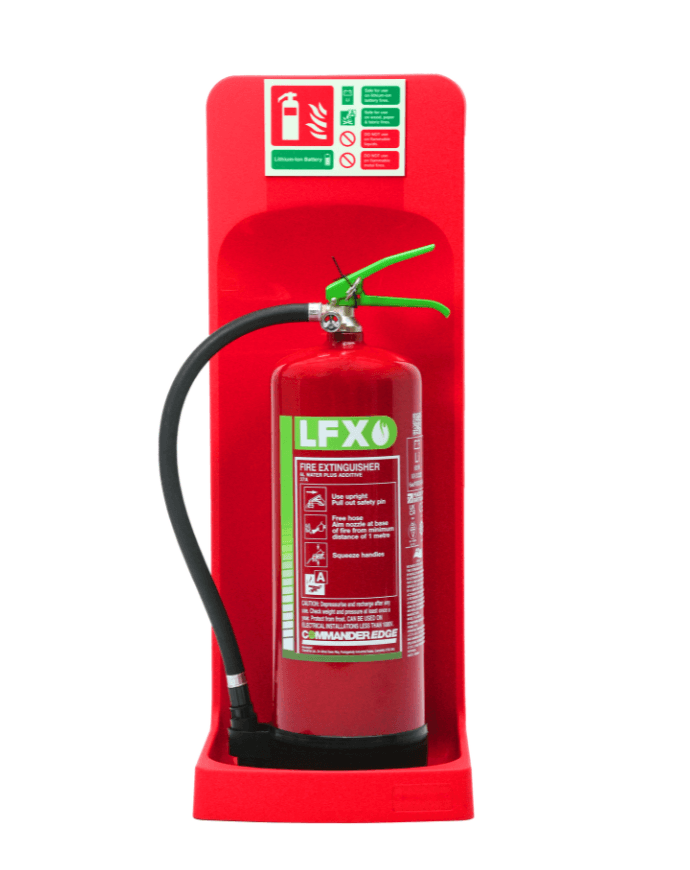 CommanderEDGE LFX Battery Extinguisher & Stand Bundle
