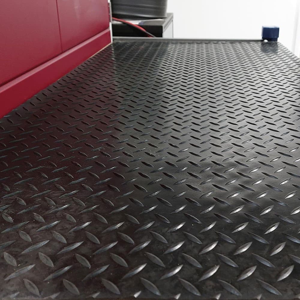 ChequerPlate Dura Rubber Matting | 1.2m x 10m Roll