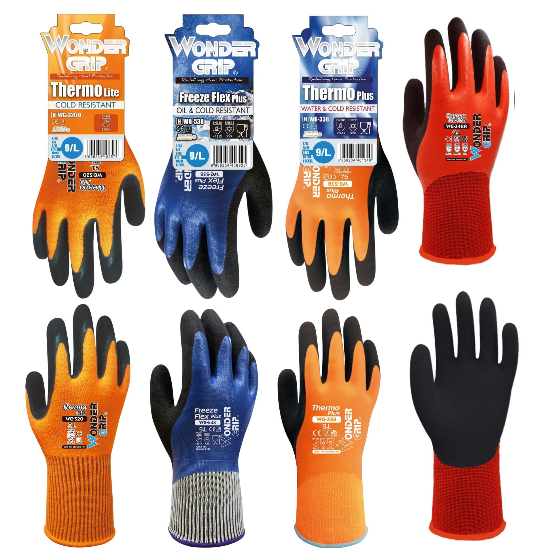 WonderGrip Cold / Winter Protection Gloves | Trial Pack 3