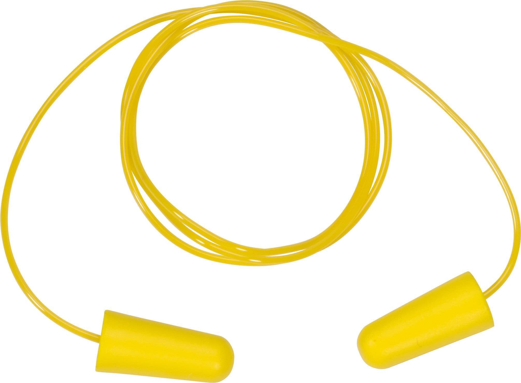 Venitex CONICCO 200 Pairs of Disposable PU Foam Earplugs with Plastic Cords