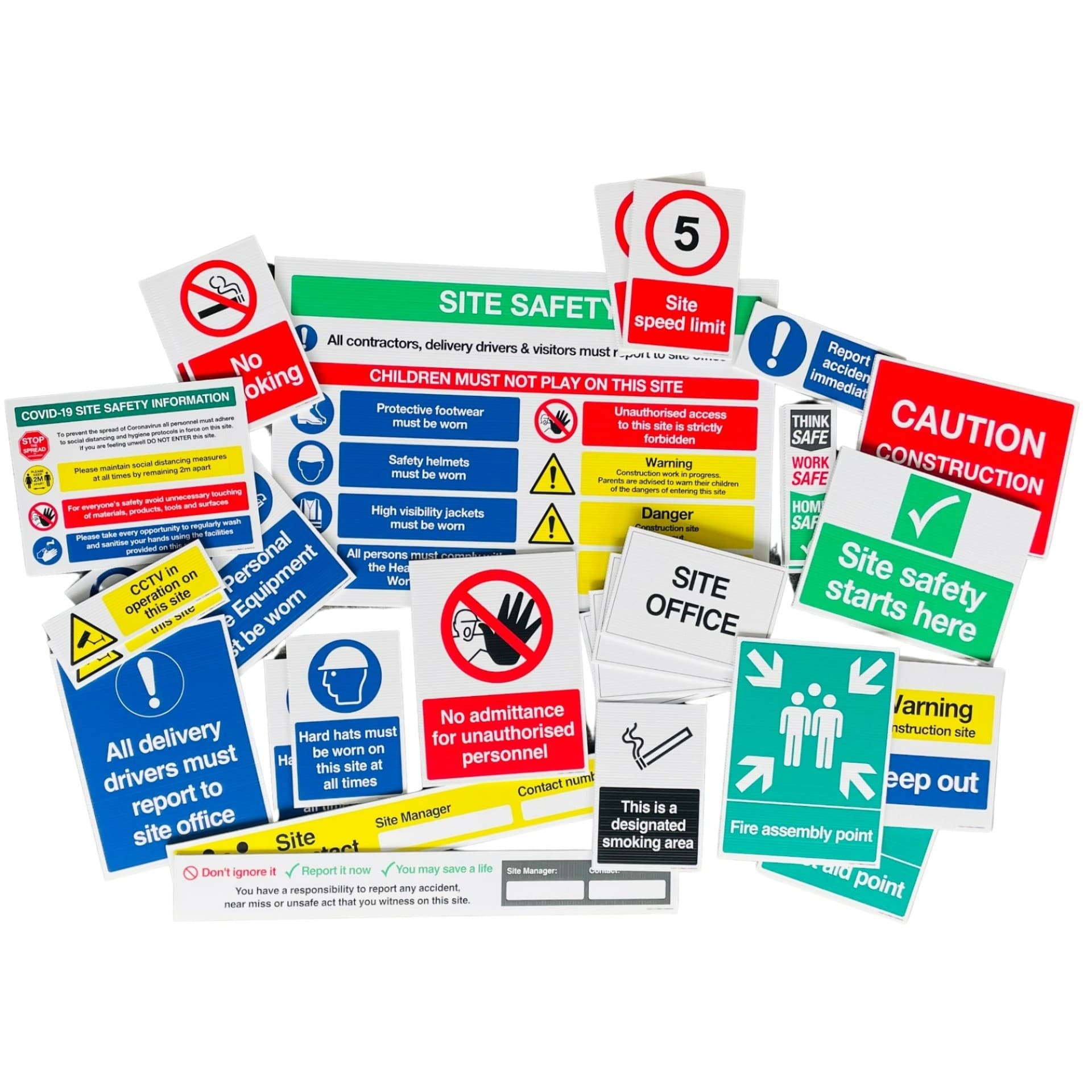 Construction Safety Signs Starter Pack