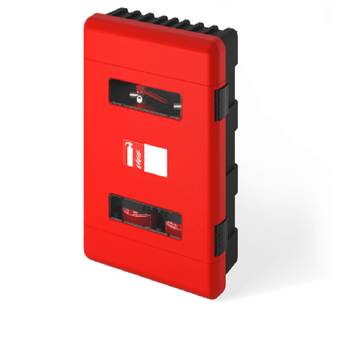 Commander Double Fire Extinguisher Cabinets
