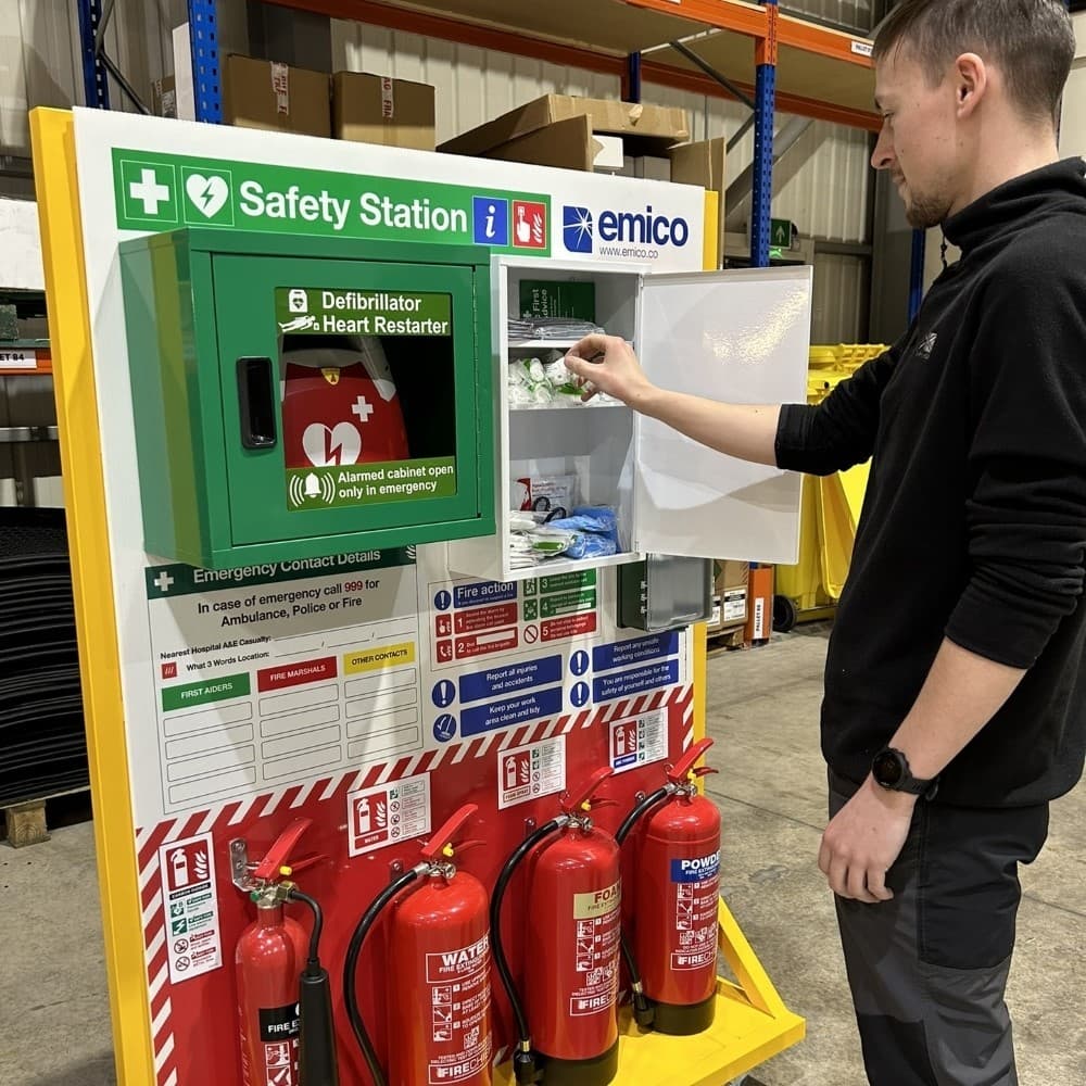 Mobile First Aid & Fire Response Stations