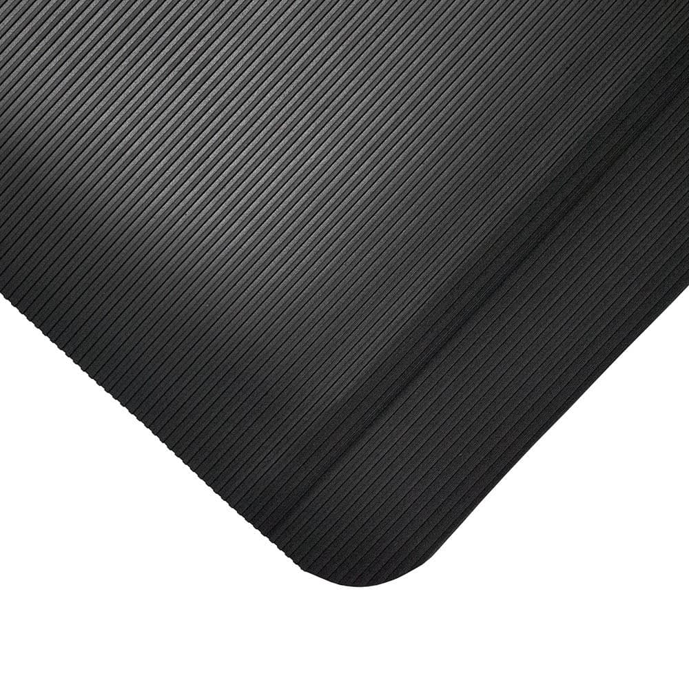 COBA Fluted Anti-Fatigue Matting | Black