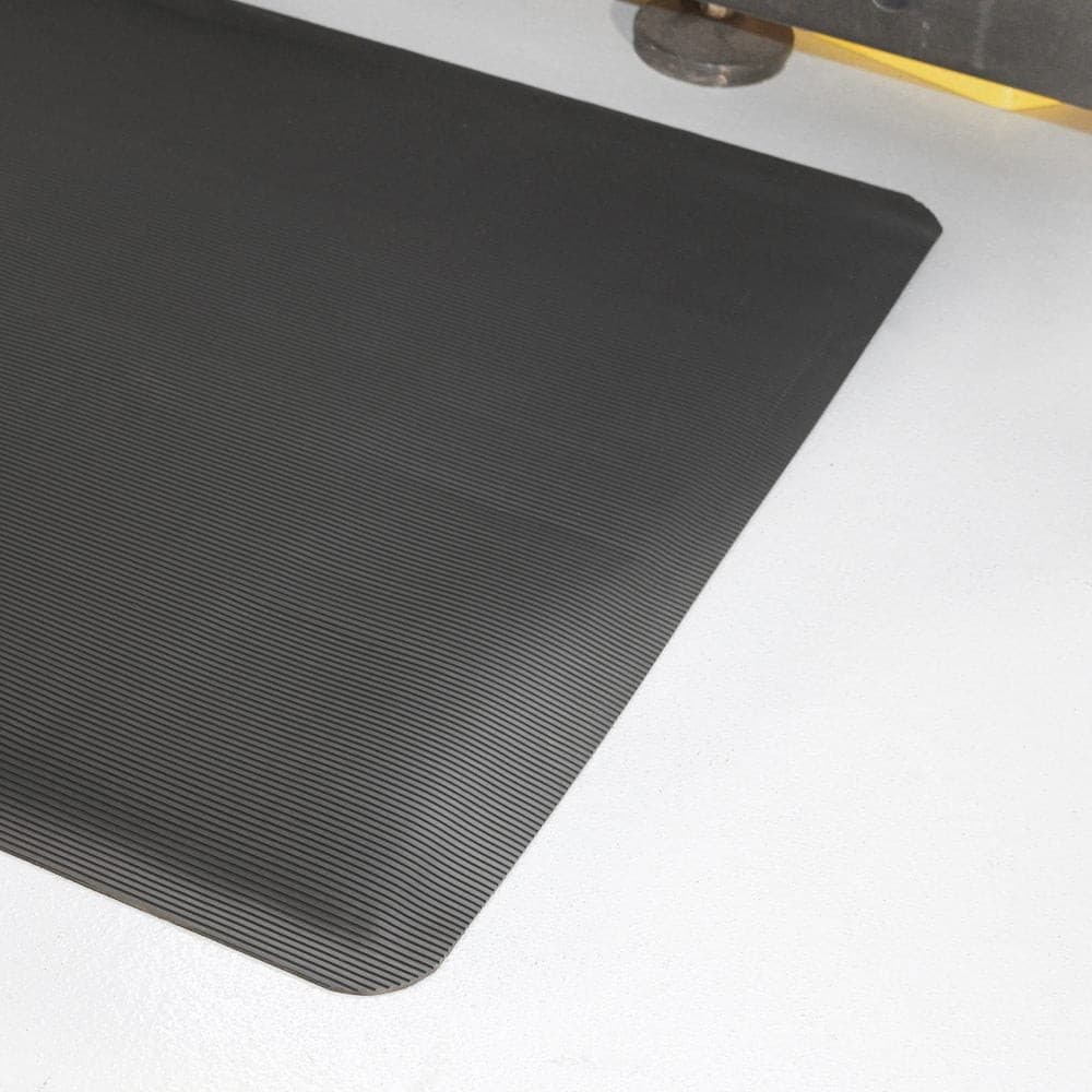 COBA Fluted Anti-Fatigue Matting | Black