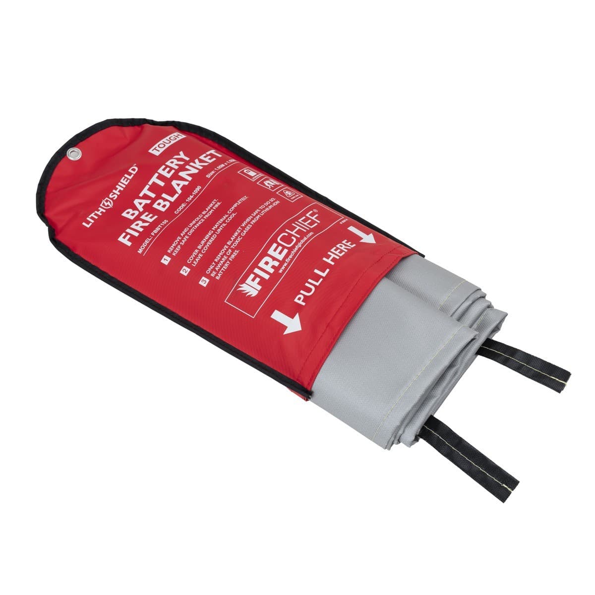 Firechief LithShield Tough Battery Fire Blanket 1.55 x 1.55m (FBBT155)