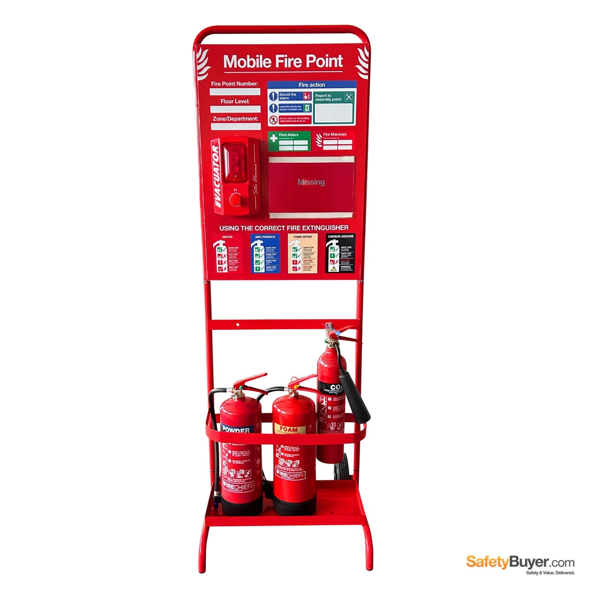 Flat-Packed Construction Fire Point Stands