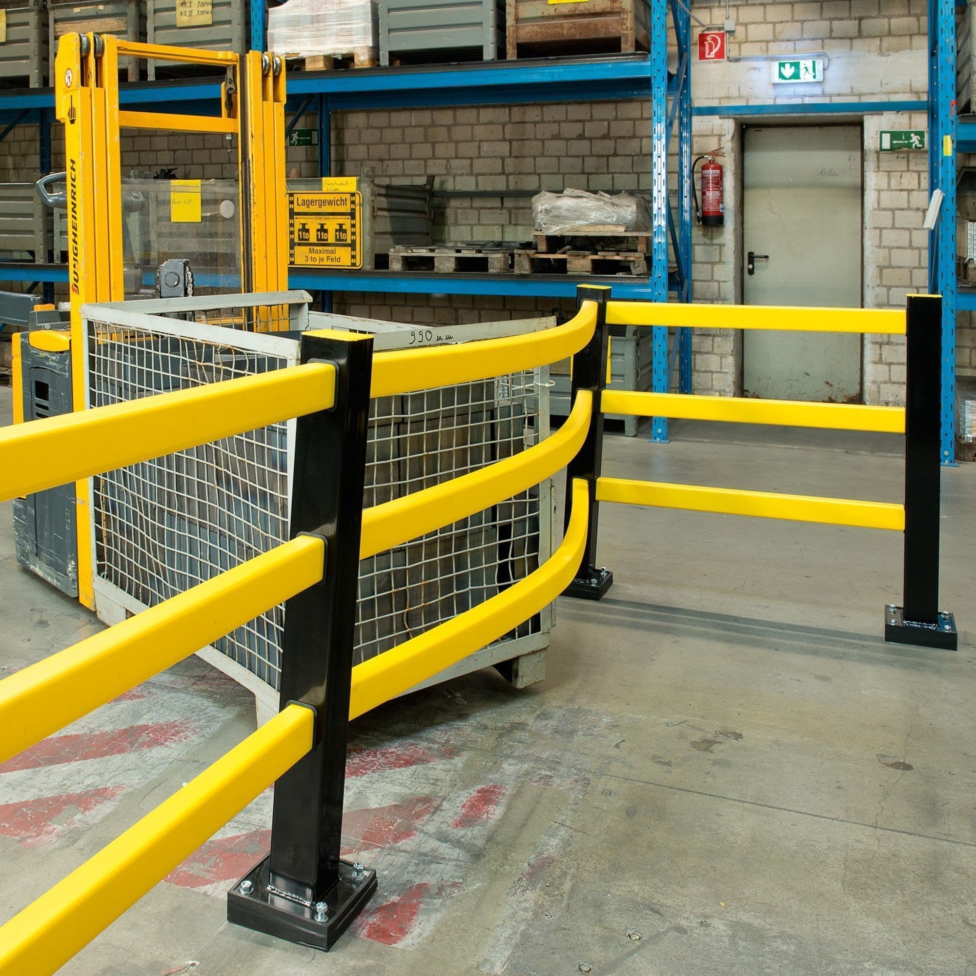 Modular Flex Hybrid Impact Protection Railing System (External)
