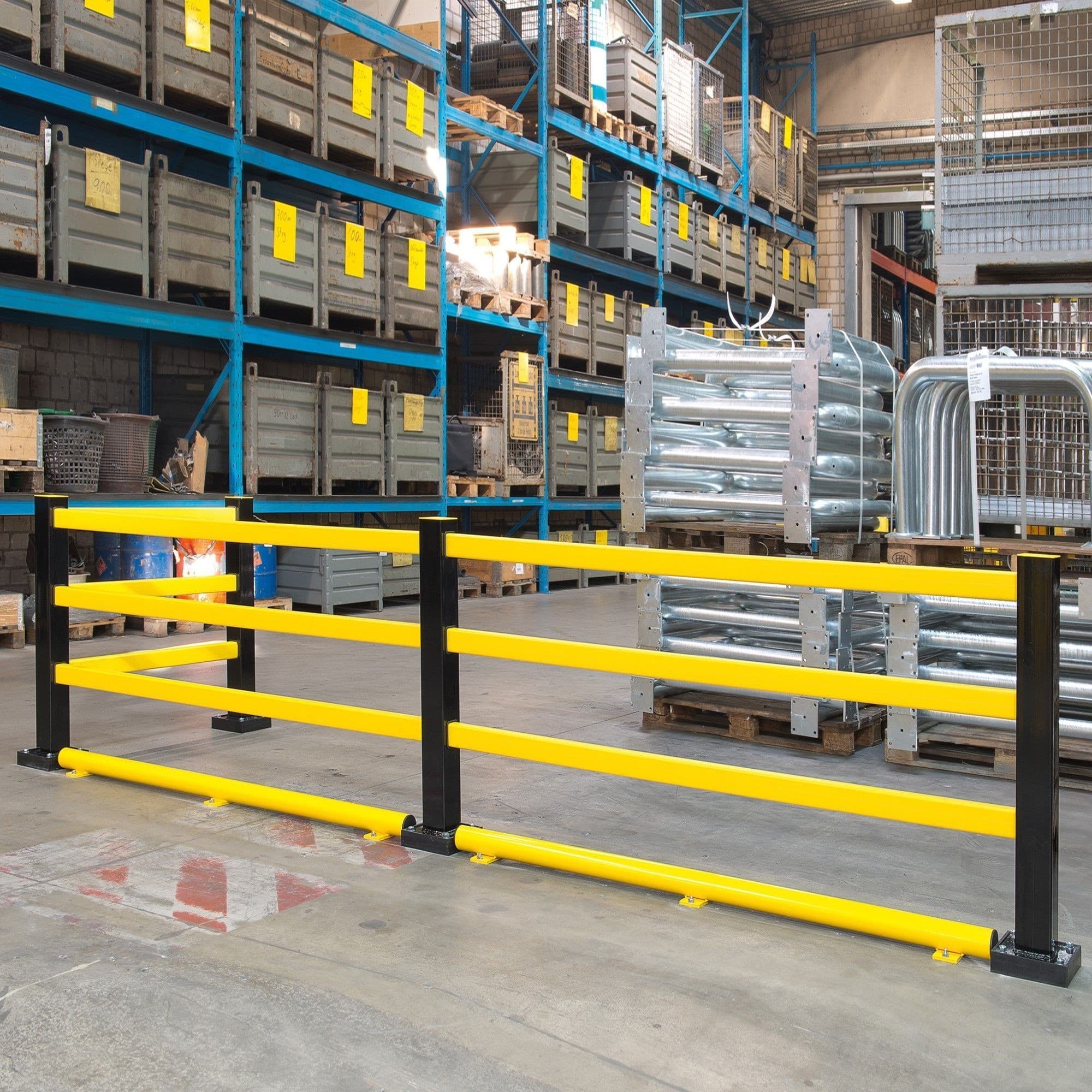 Modular Flex Hybrid Impact Protection Railing System (External)