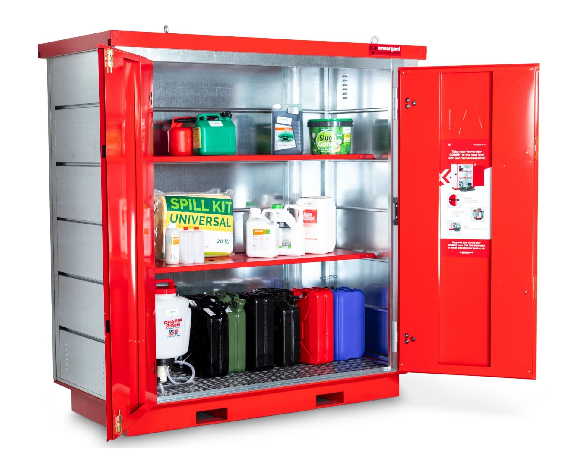 Armorgard FR100-C Forma-Stor Coshh Secure Storage Unit | 2075mm(w) x 1120mm(d) x 2255mm(h)
