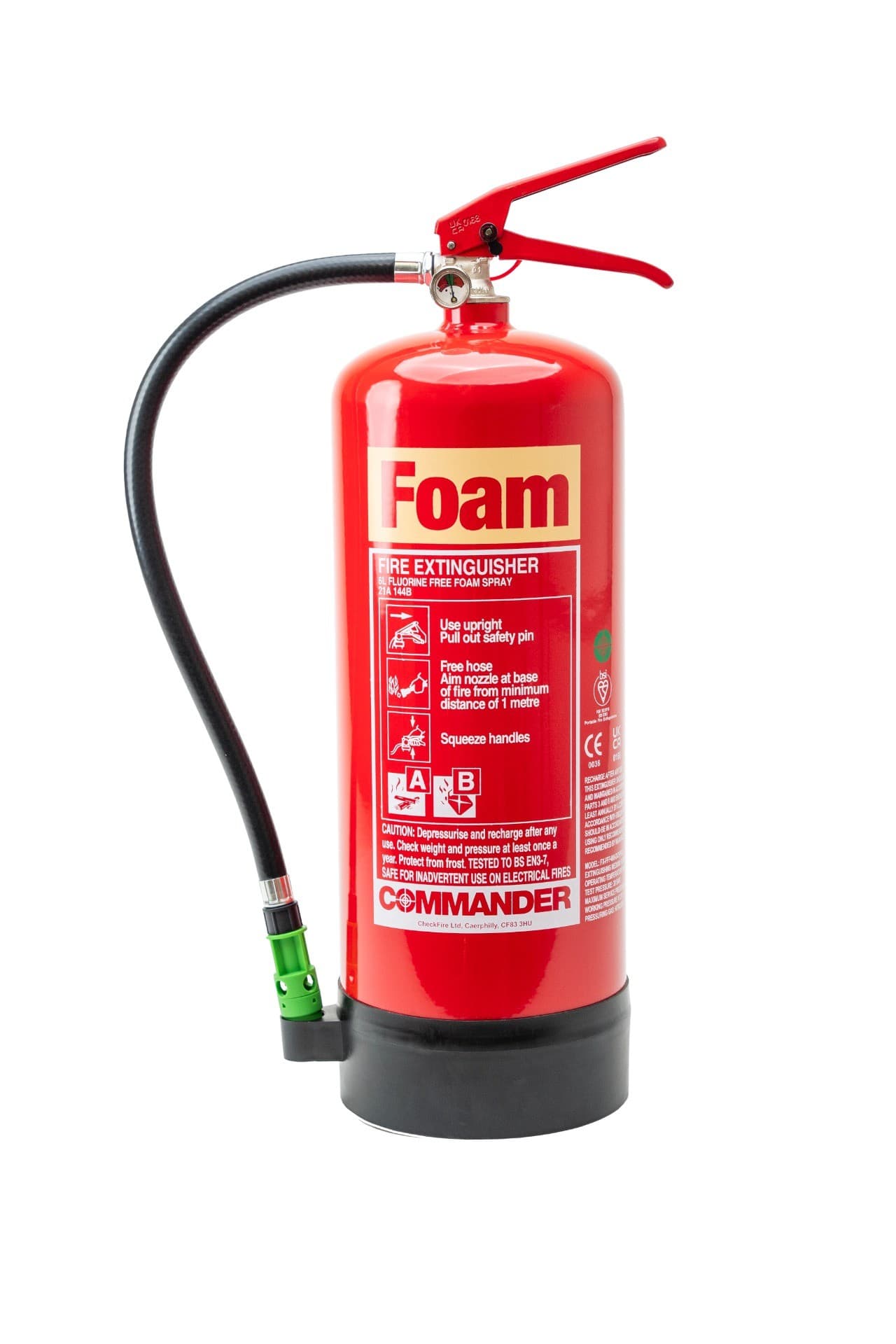 Commander Fluorine-Free Foam Fire Extinguisher