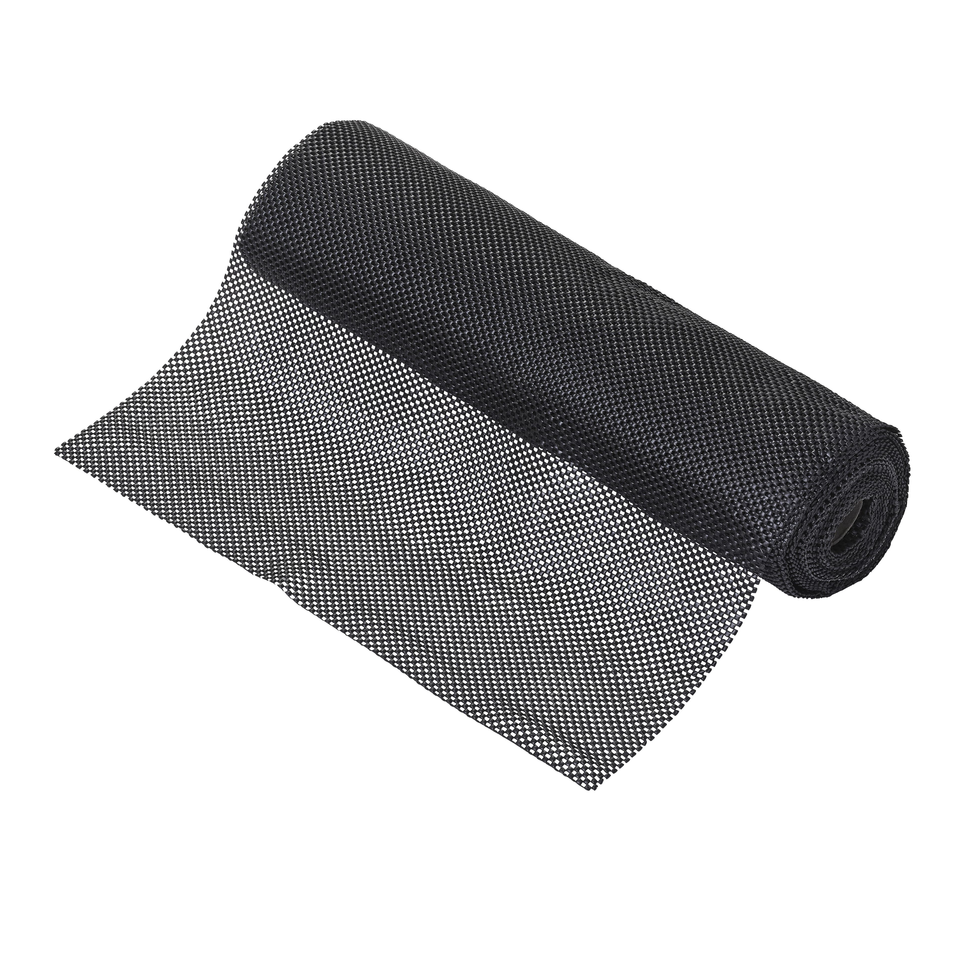 COBA GripSafe Non Slip Drawer Liners | Black | 0.6m x 10m