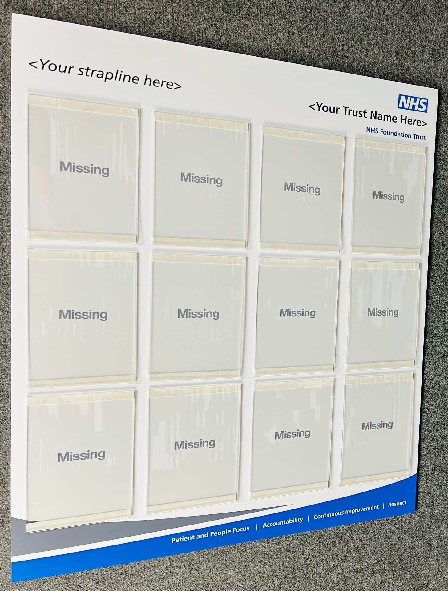 NHS Ward / Staff / Patient Information Noticeboards