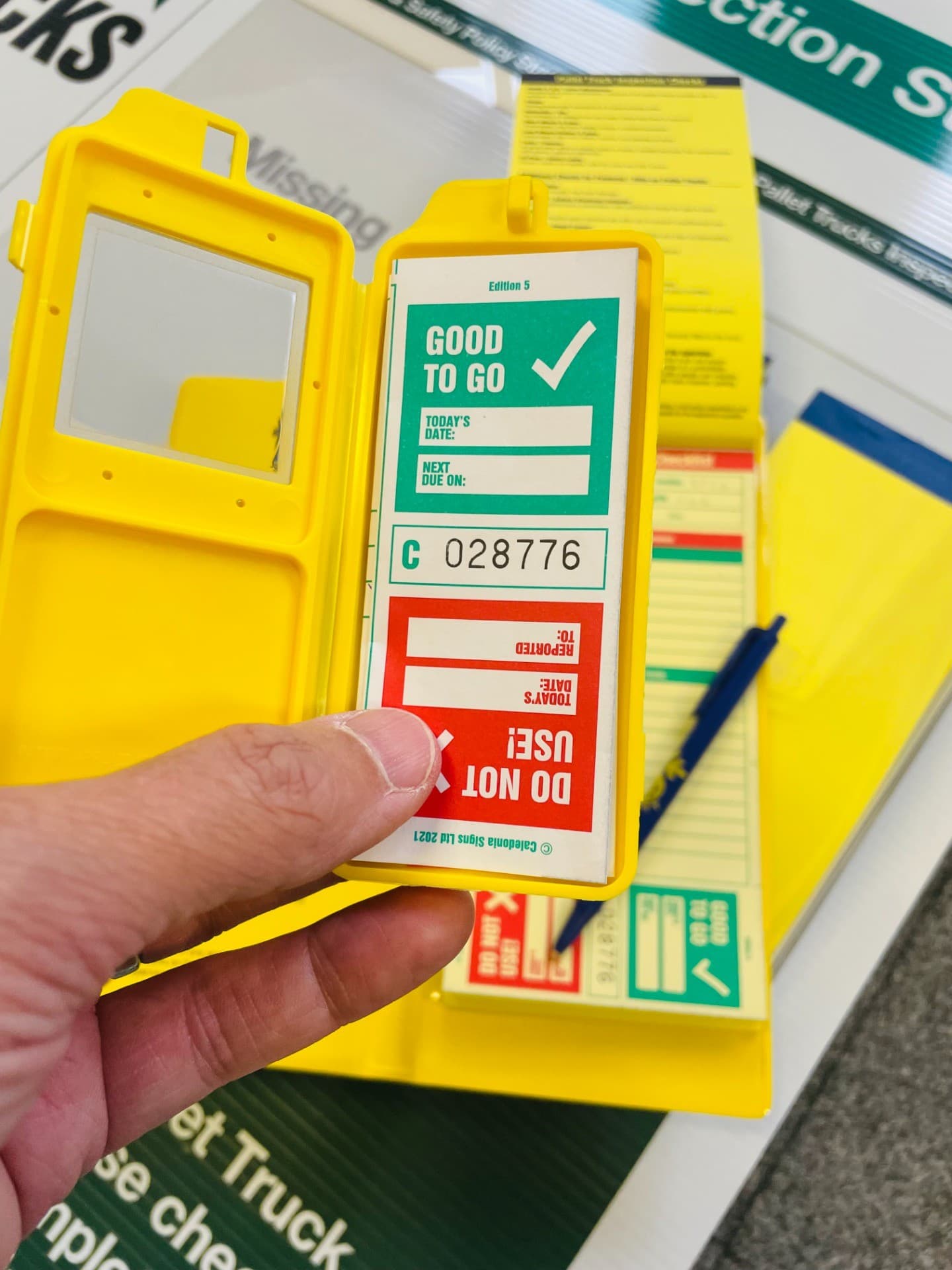 Good to Go Safety Inspections Station with First Aid, Eye Wash & Near Miss Reporting