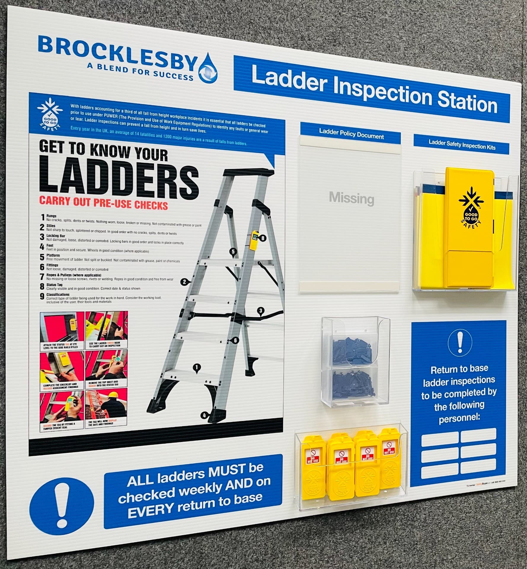 Good to Go Ladder Safety Inspection Station