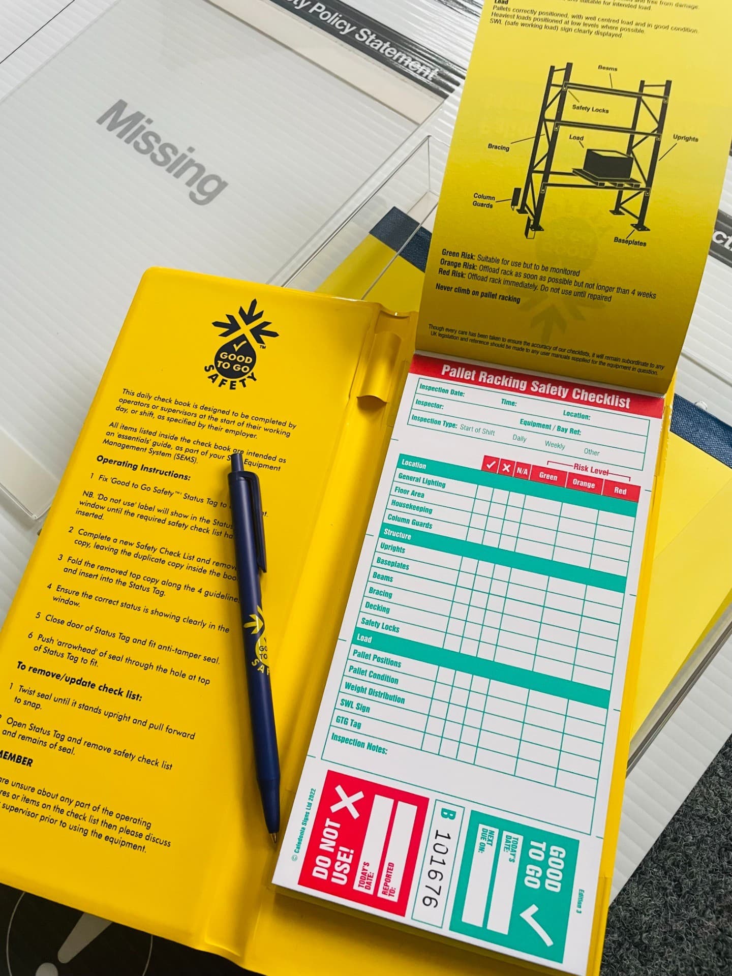 Good To Go Racking Inspection Station